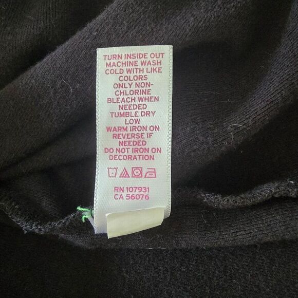 Justice Kids Girls Size 10 Fitted Black Muscle Tank Top Studded Bling Scoop Neck - Picture 7 of 7